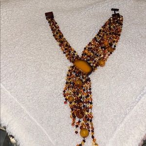 Amber Bead Necklace